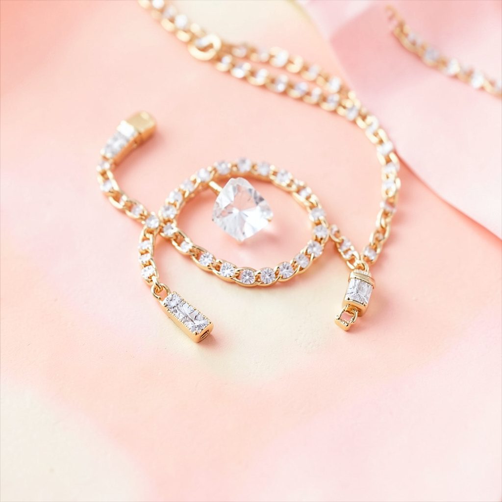 Primer plano de aretes con perlas y detalles metálicos sobre fondo neutro en tonos crema